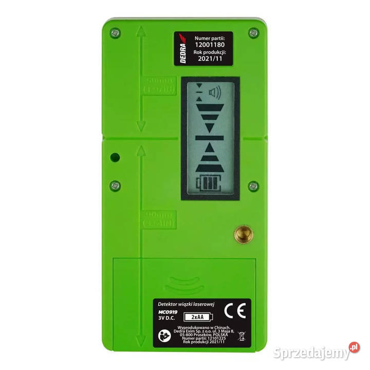 DETEKTOR WIĄZKI LASEROWEJ 50M DEDRA MC0919 Opalenica