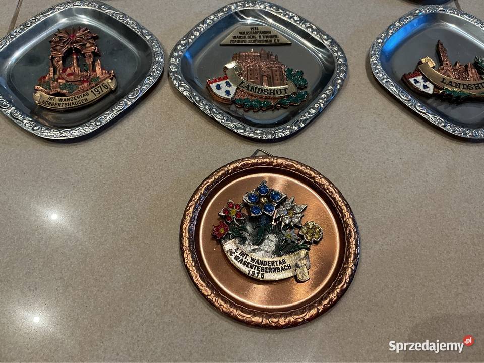 Obrazki Metalowe Dekoracje Pamiątkowe Vintage 8 Nowa Sól sprzedam