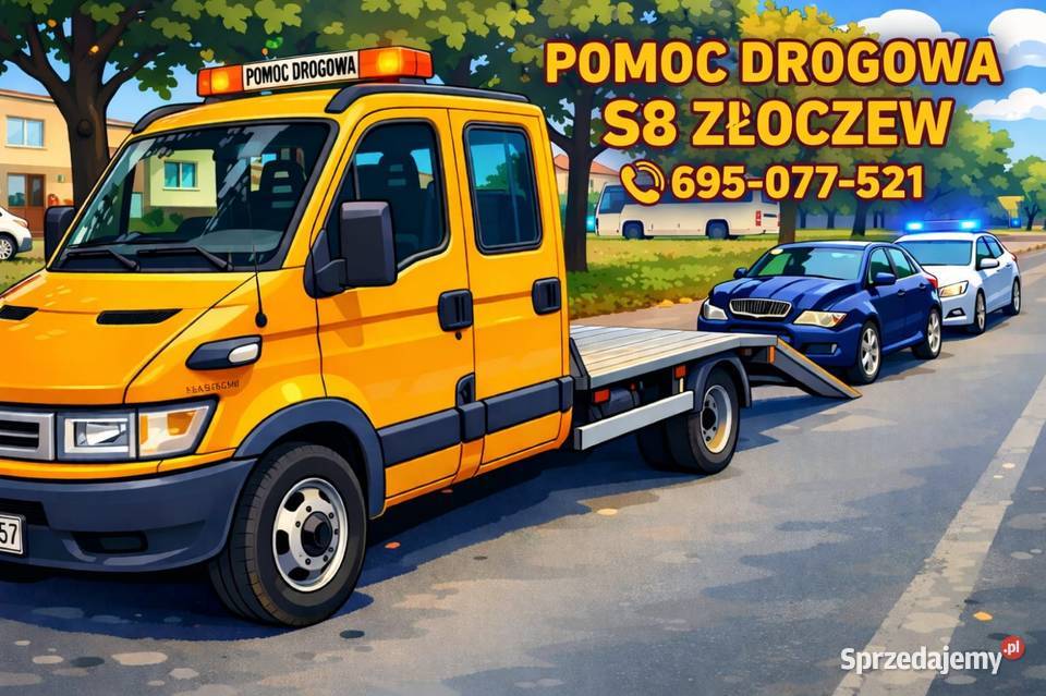 Pomoc Drogowa Złoczew s8 Holownik