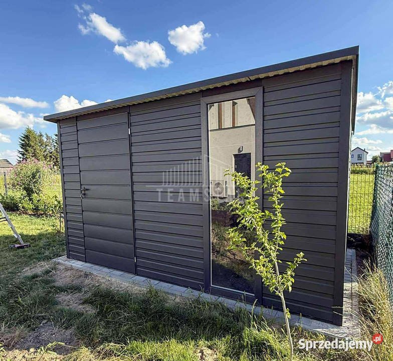 Schowek Domek 35x2m drzwi okno rynna dach TS1140 Hajnówka