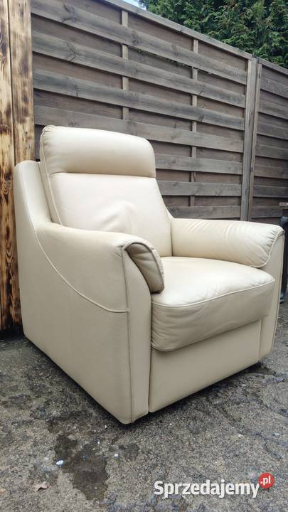 Fotel KLER Pavana skóra naturalna Warszawa
