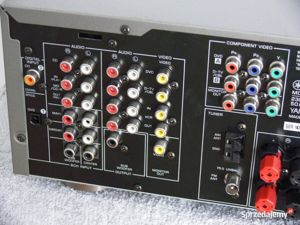 Amplituner Yamaha RXV440 RDS mocny i sprawny Jasło