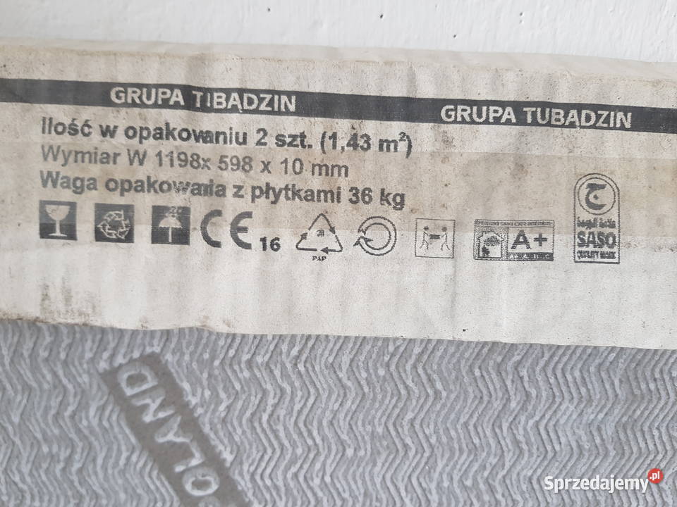 Płytki gres mrozoodporny 120 x 60 x 1 Lubliniec