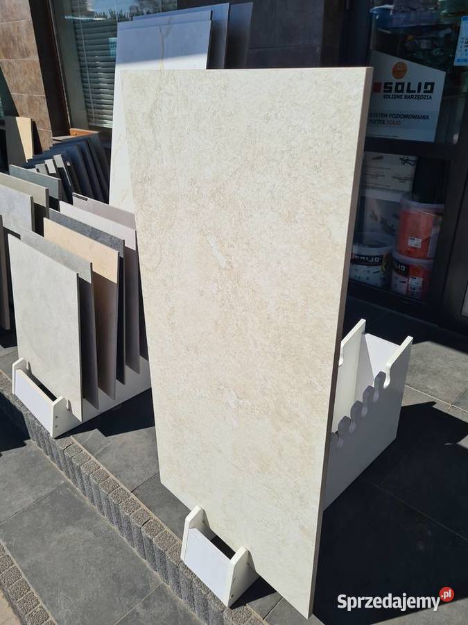 PŁYTKA gres TRINO BEIGE KORATER 598X1198X20 Opoczno