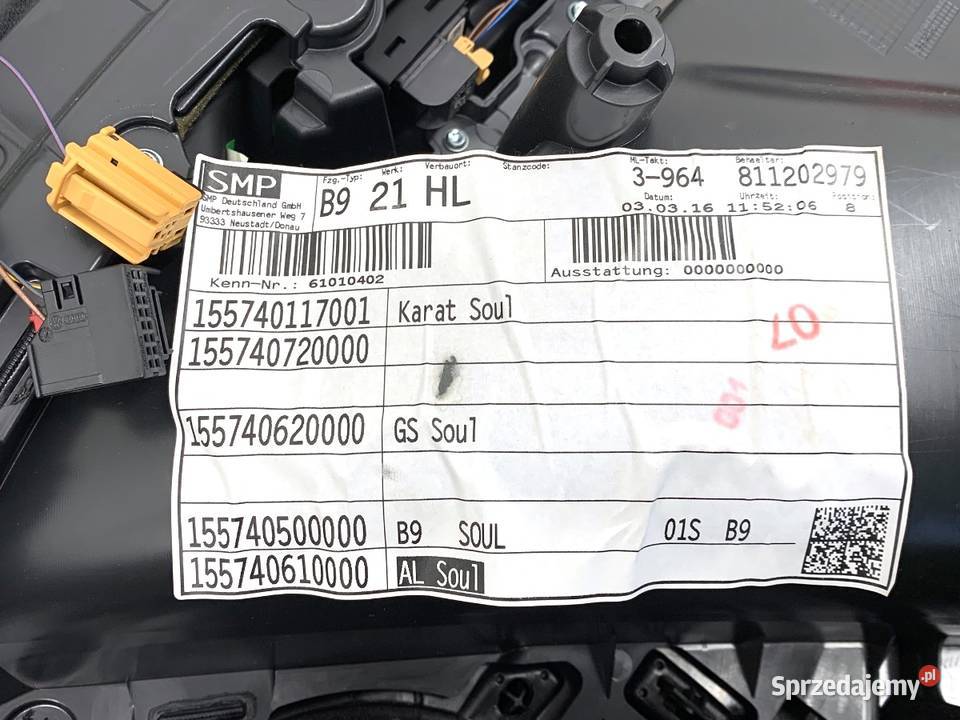 BOCZEK DRZWI LEWY TYŁ AUDI A4 B9 Kombi TAPICERKA Tapicerki samochodowe podkarpackie