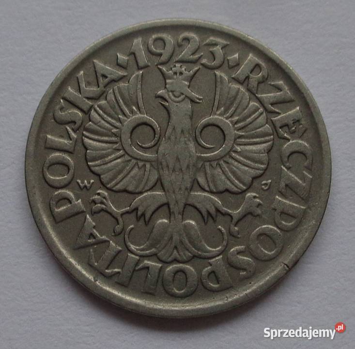 Moneta 10 groszy 1923 nikiel Antykwariat Warszawa