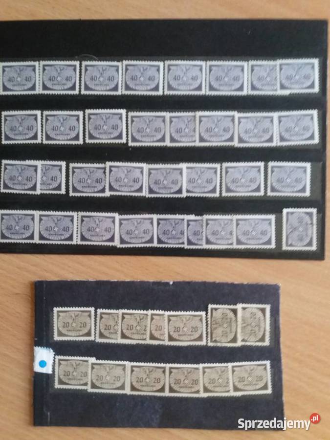 Znaczki Urzędowe Generalna Gubernia Kolekcje podkarpackie