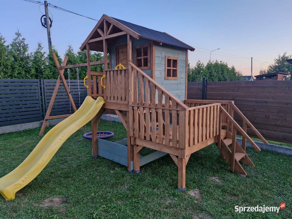 Domek drewniany plac zabaw dzieci podkarpackie