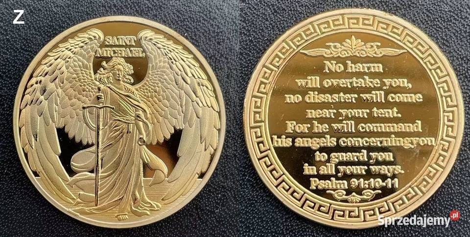 Monety pamiątkowe repliki w kolorze złotym 10 opolskie Głuchołazy