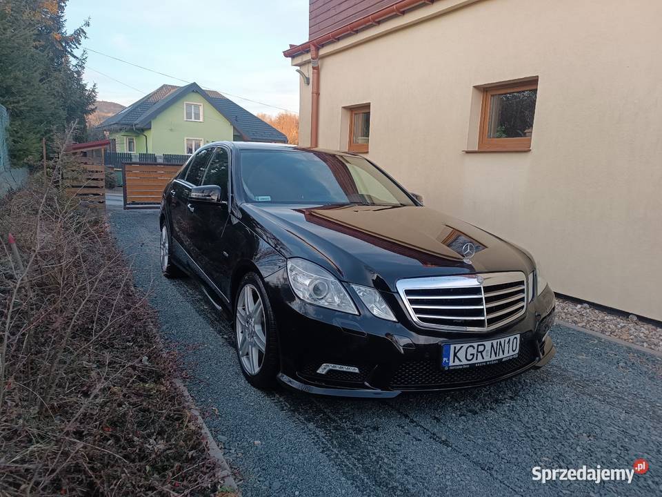 Mercedes E350 CDI AMG line avantgarde nawigacja Jelenia Góra
