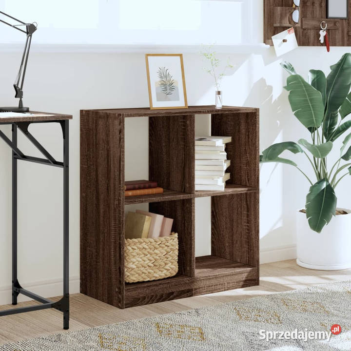 Regał brązowy dąb 685x32x75 materiał mazowieckie Warszawa
