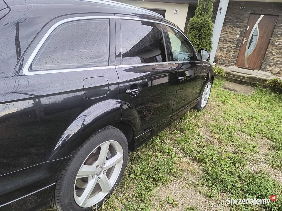 Audi Q7 SLine salon polska drugi właściciel centralny zamek podlaskie Bielsk Podlaski