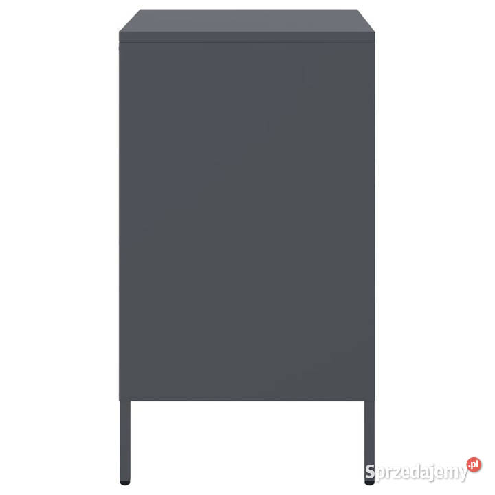 Szafka nocna antracyt 36x39x68 stal WM843070 Warszawa