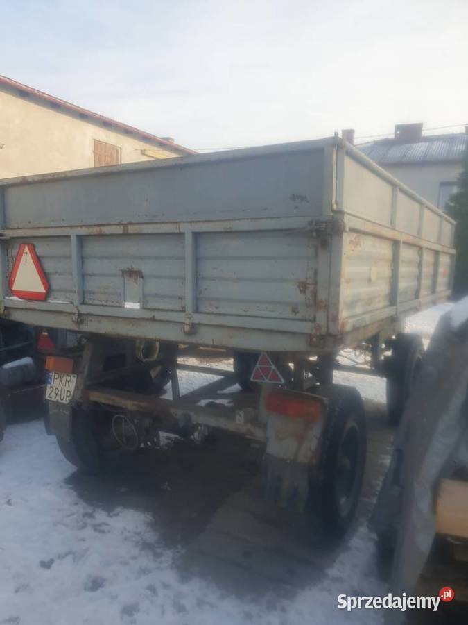 Przyczepa wywrotka d 47 nieuszkodzony Pleszew