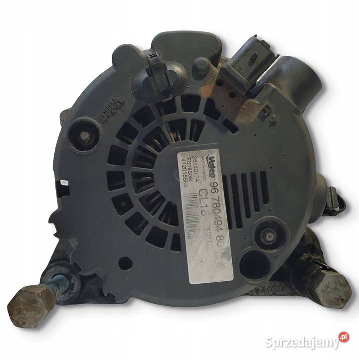 ALTERNATOR Peugeot 407 20 HDI 9678049480 valeo lubelskie Chełm