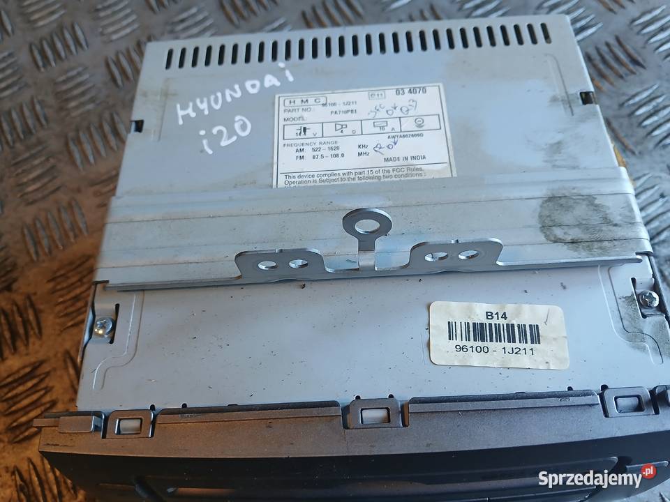 Radio fabryczne Hyundai i20 I 0814r 961001J211 Radłów