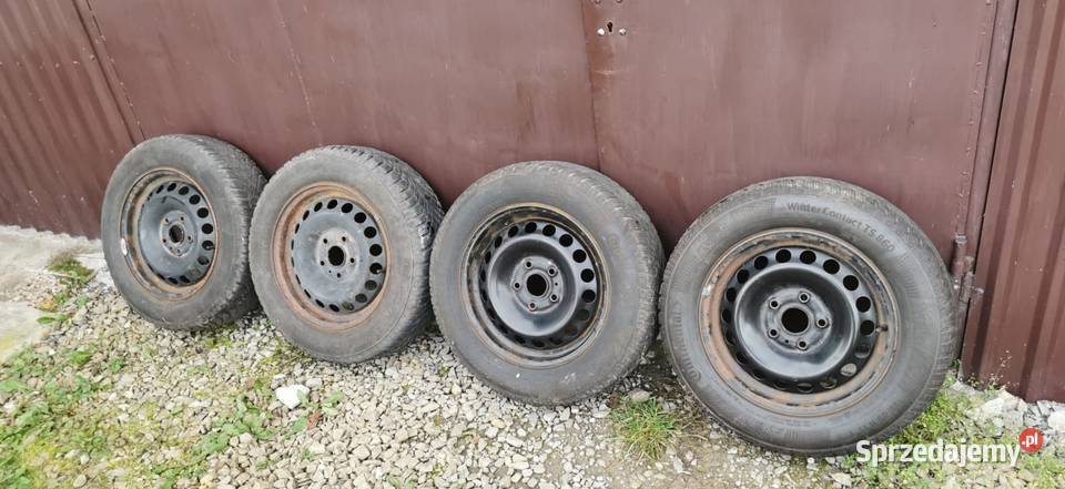 Felgi z oponami zimowymi 5x112 19565 r 15 podkarpackie Krościenko Wyżne