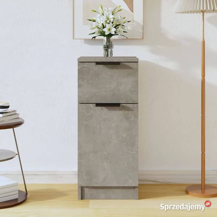 Szafka szarość betonu 30x30x70 materiał mazowieckie Warszawa sprzedam
