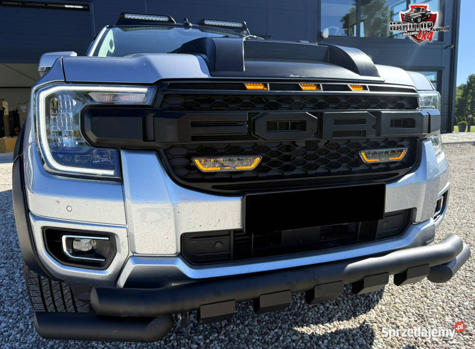 Orurowanie przednie FORD RANGER 2023 76mm Czarne warmińsko-mazurskie Pasłęk sprzedam