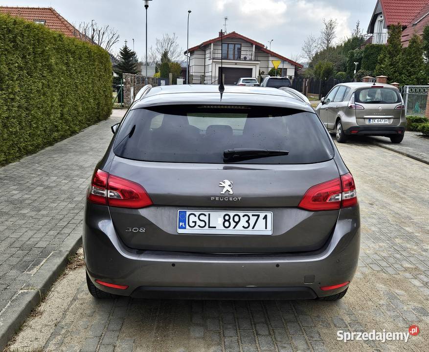 Peugeot 308 T9 16 kombi hdi wersja style 2016r Rok produkcji 2016 Sławno