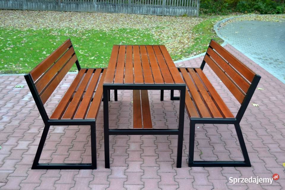 Zestaw ogrodowy komplet meble ogrodowe stalowe Kraków