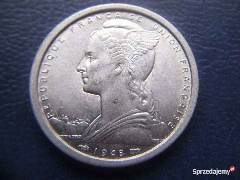 Stare monety 2 frank 1948 Afryka Francuska Lesko sprzedam