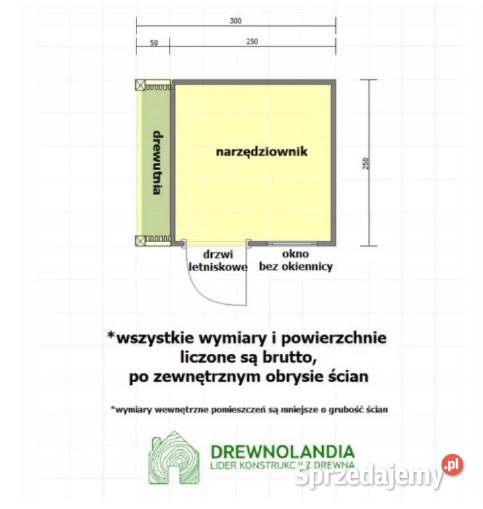 Domek Narzędziowy BF 300 x 250 wielkopolskie Kalisz