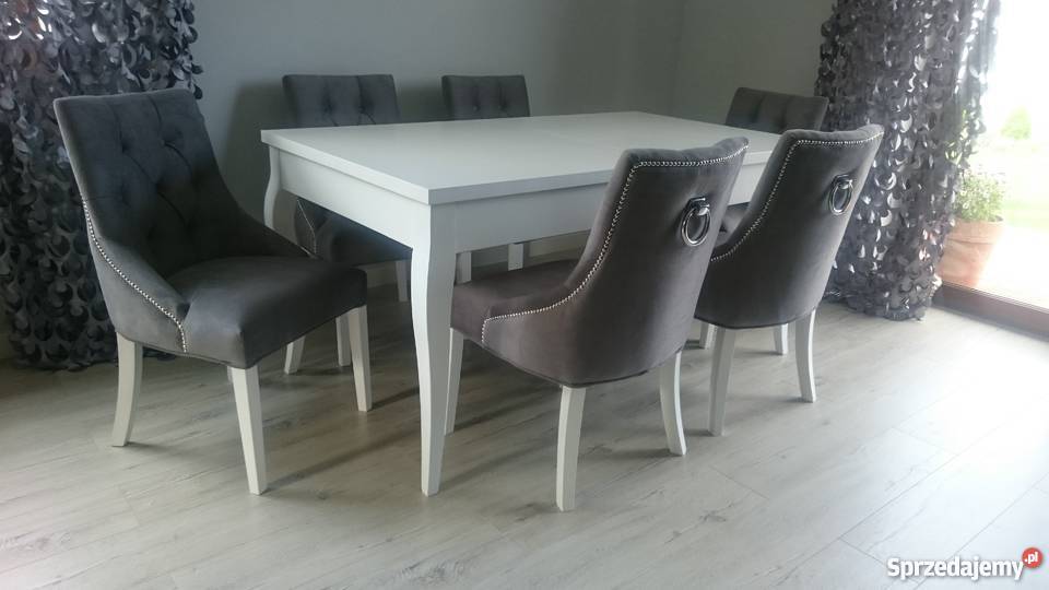 Tapicerowane chesterfield hampton krzesło shabby Starogard Gdański