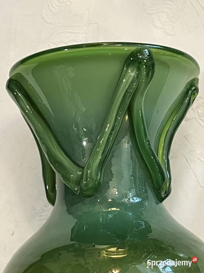 Wazon Krakowski Instytut Szkła w kolorze zieleni Kraków