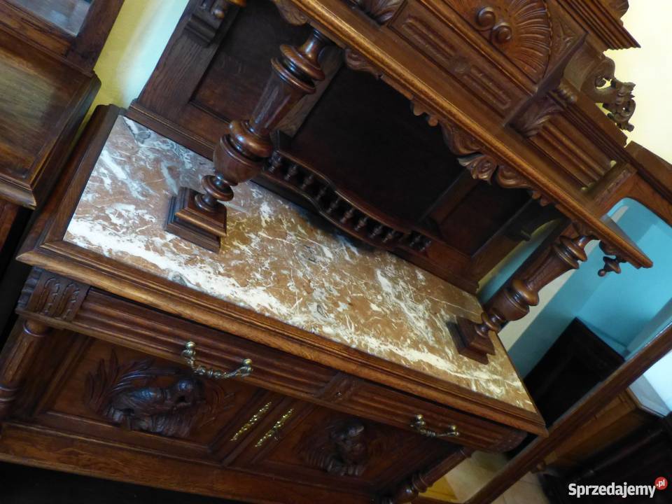 Wspaniały kredens myśliwskisklep Dąbrowa śląskie Dąbrowa Górnicza