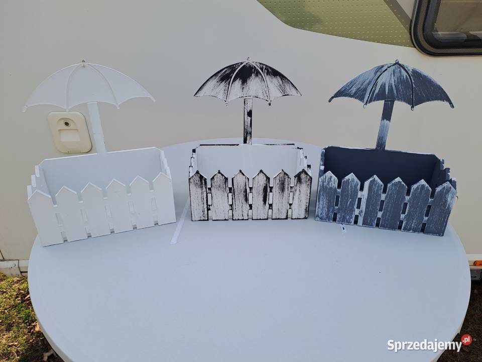drewniane skrzynka pudełko osłonka box na kwiaty
