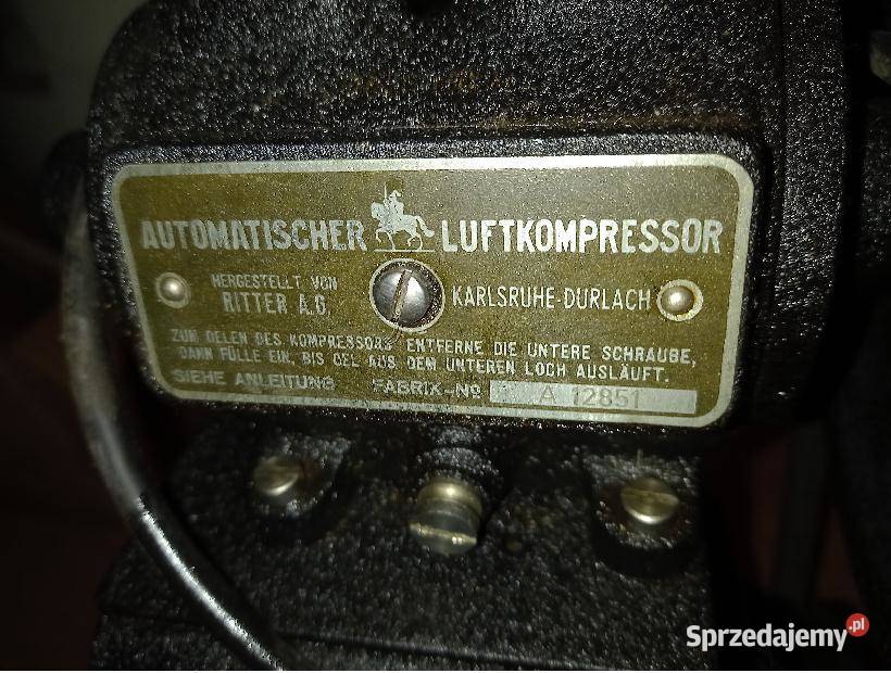 Kompresor Ritter AG KarlsruheDurlach Pozostałe Góra