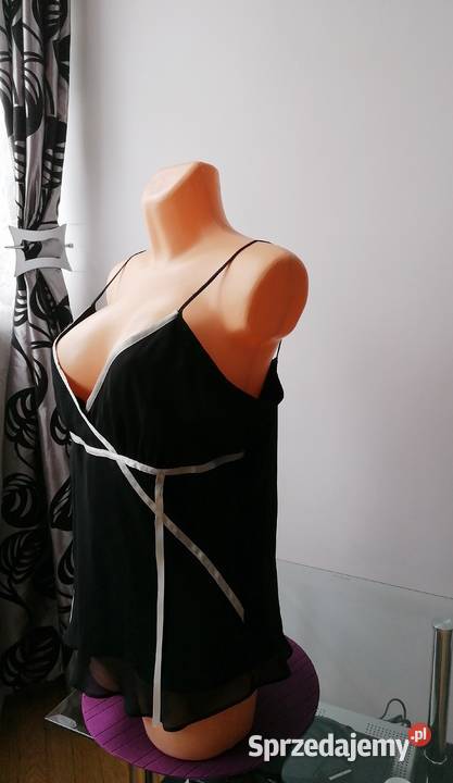 DAMSKI CZARNY TOP DUNNES STORES RUK 18EUR 46 łódzkie Łódź