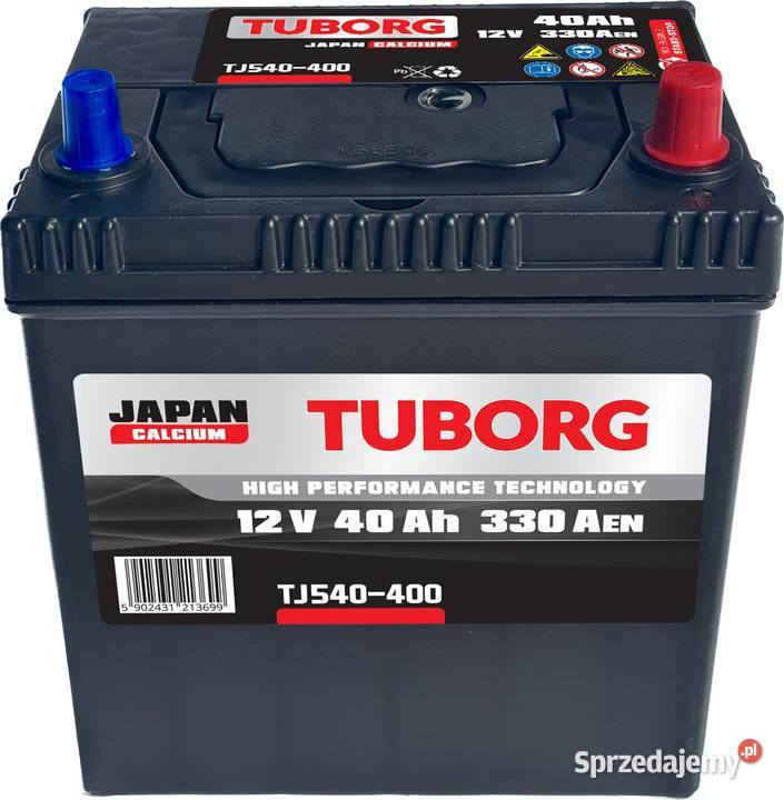 Akumulator Tuborg Japan 12V 40Ah 330A wielkopolskie Luboń