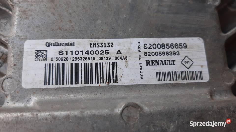 komputer sterownik silnika dacia sandero 14 Dębno
