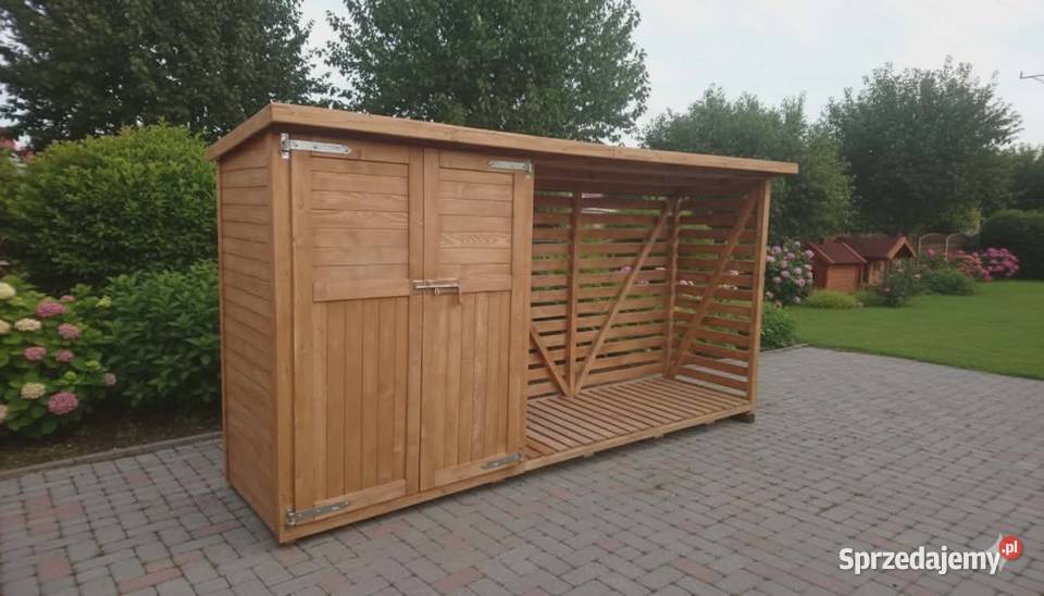 Domek z drewutnią Drewutnie Jordanów