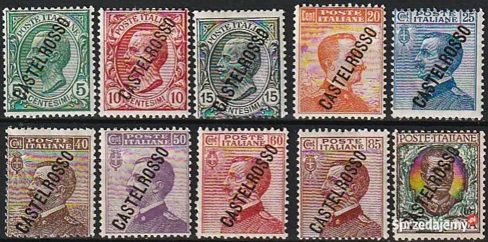 CASTELROSSO 1924włoska okupacja Wysp Egejskich