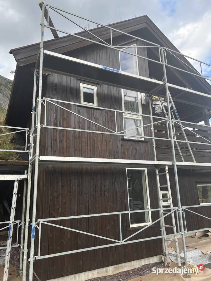Rusztowanie elewacyjne wynajem montaż transport Pakość sprzedam