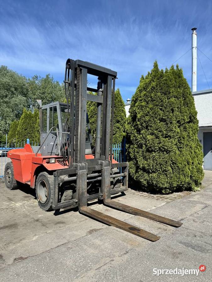 wynajem wózka widłowego 12 ton z osprzętem UDT warmińsko-mazurskie Elbląg