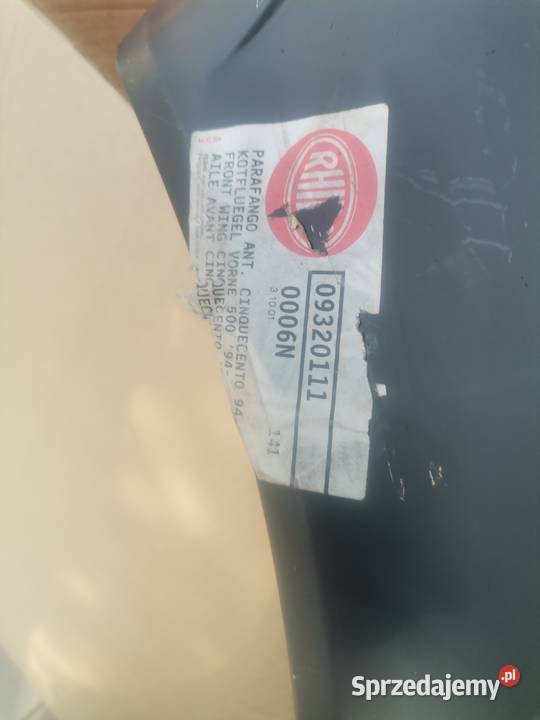 Błotnik przedni prawy Fiat cinquecento Białystok