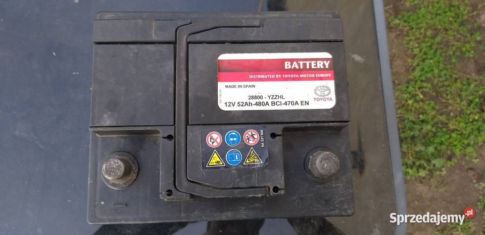 Hiszpański akumulator Toyota 12V 52AH480A Nowy Dwór Mazowiecki
