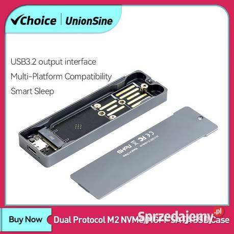 Obudowa USB dysk NVME M2 M2 dual protocoll 10Gbs kujawsko-pomorskie Grzywna sprzedam