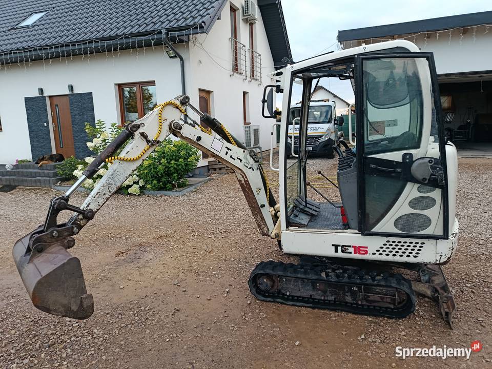 Terex TC16 2009 3 łyżki rozsuwane gąsienice Szybkozłącze Kielce