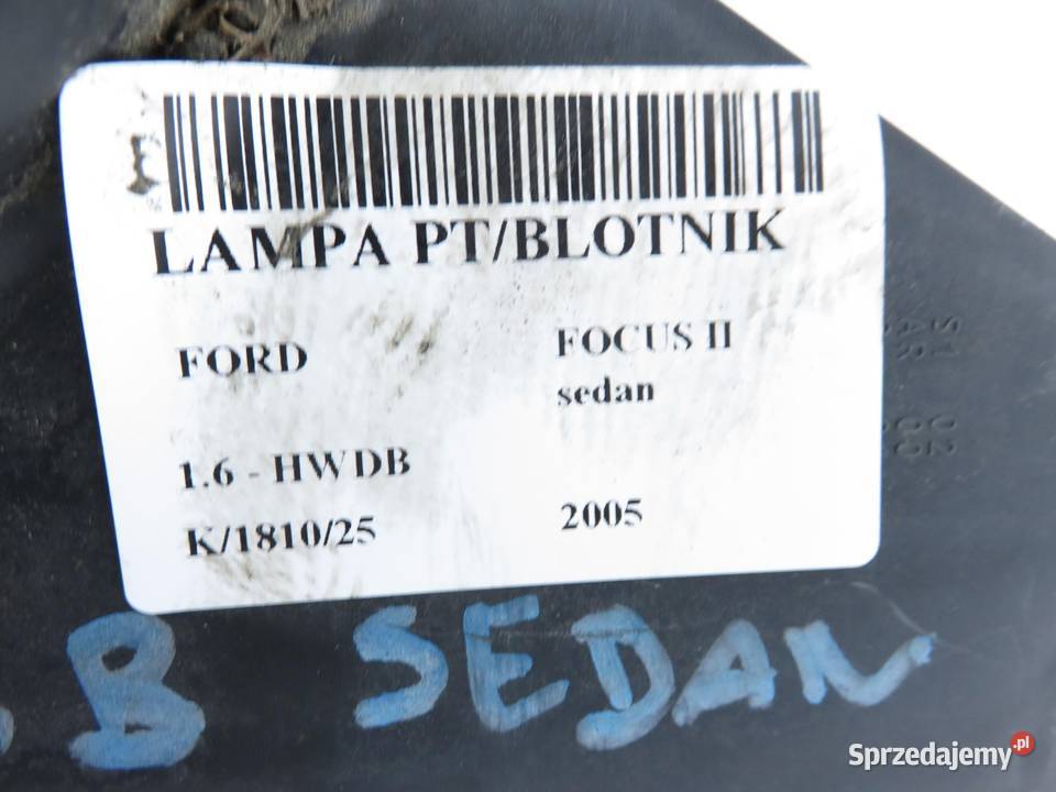 LAMPA PRAWA TYLNA FORD FOCUS II sedan 5M5113404B Lampy tylne