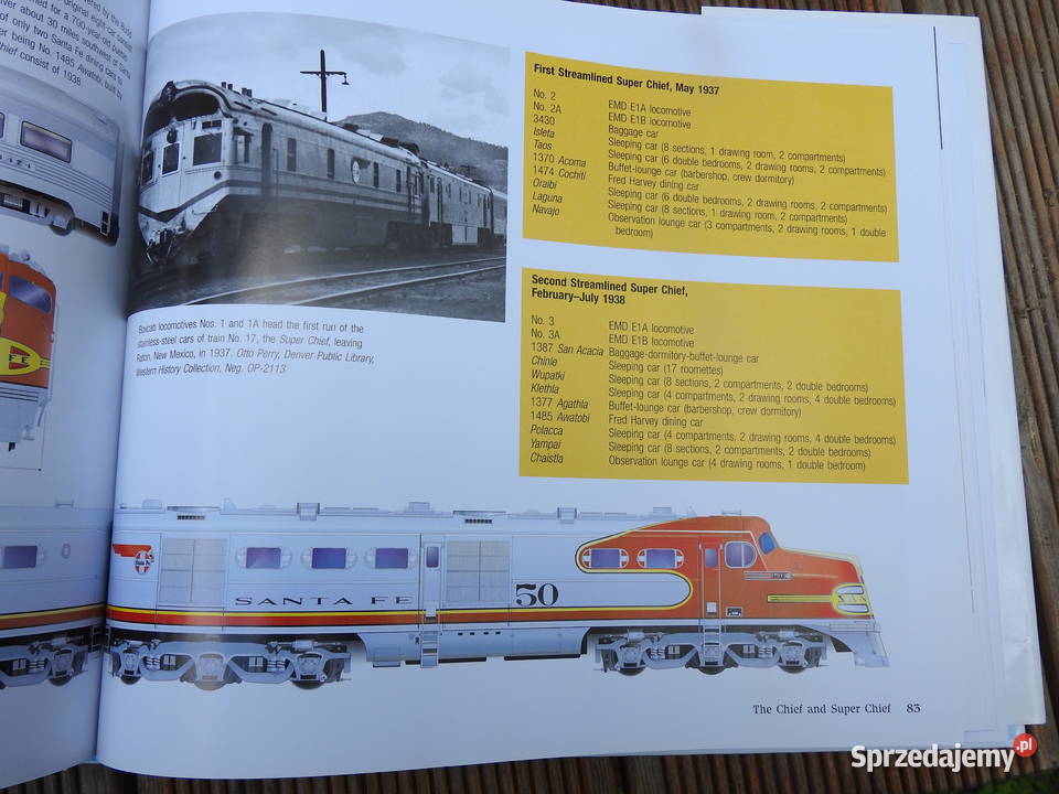 Pociągi i Lokomotywy Amerykańskie USA Warszawa