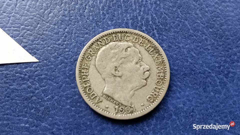 Stare monety 10 centimes 1901 Luksemburg 1 Lesko