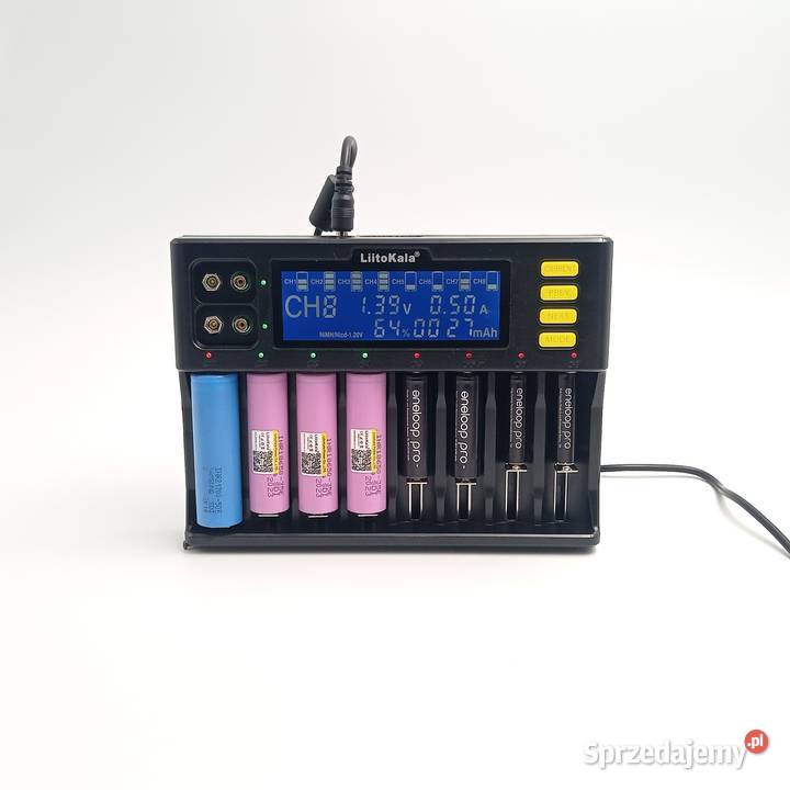 Nawigacja Wystaw Ładowarka LiitoKala LiiS8 8slot Zawiercie