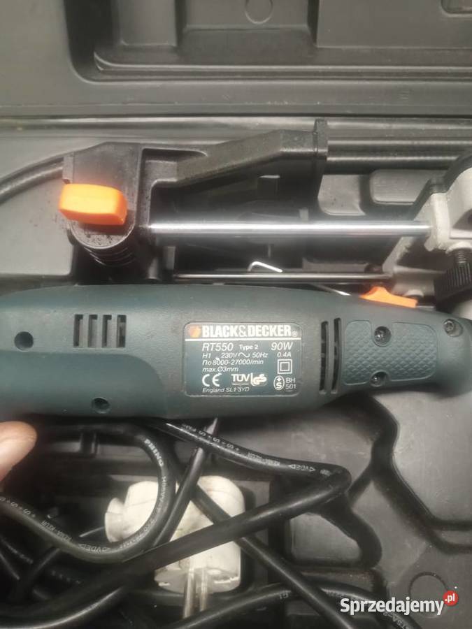 Szlifierka BlackDecker RT 550 90 W palcowa mini Szlifierki i polerki Skórka