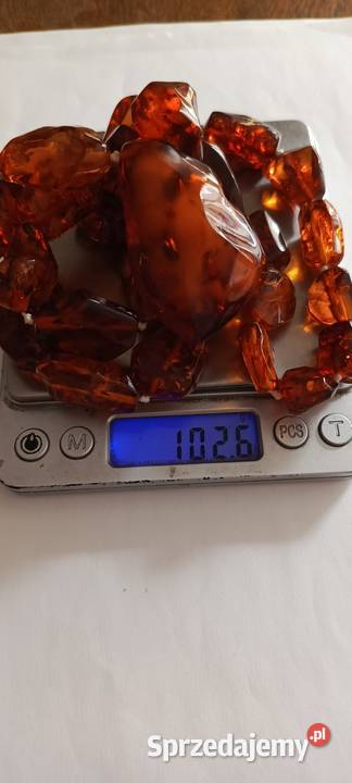 Naszyjnik Bursztyn Vintage Białystok