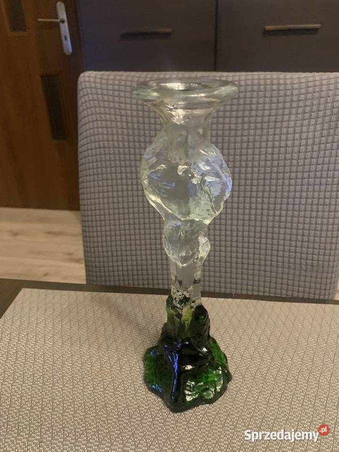 Szklany świecznik Finlandia mazowieckie Radom